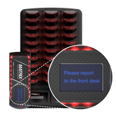 Driver Call System Matrix with 20 OLED Screen Pagers