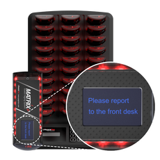 Driver Call System Matrix with 20 OLED Screen Pagers