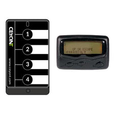 Four Button Call Unit Small & Text Pager A4